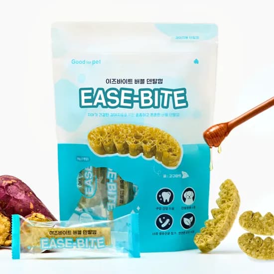 굿포펫 이즈바이트 강아지 덴탈껌 치아간식 국내산 7개입 구강+치아, 90g, 1개