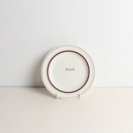 집들이선물 시라쿠스 메이플 플레이팅 접시 1개, 15cm, 라인브라운