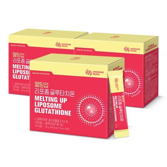 웰라이프 멜팅업 리포좀 글루타치온 파우더 3.5g 30포 3개
