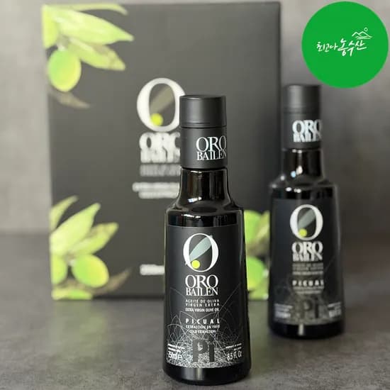 오로바일렌 올리브오일 올리브유 스페인왕실 피쿠알 공복 올레샷 25ml 250ml