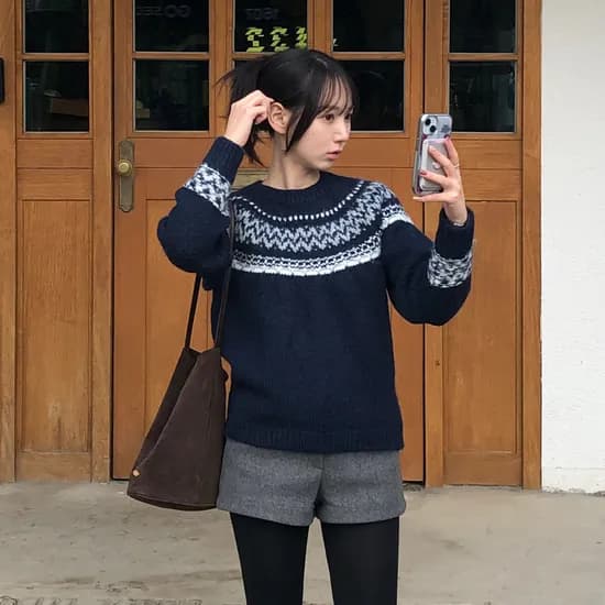 노르딕 울 스웨터 NORDIC WOOL SWEATER