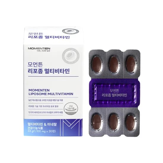 모먼튼 리포좀 멀티비타민 1개월 청소년 여성 남성 올인원 종합비타민 30정 1개