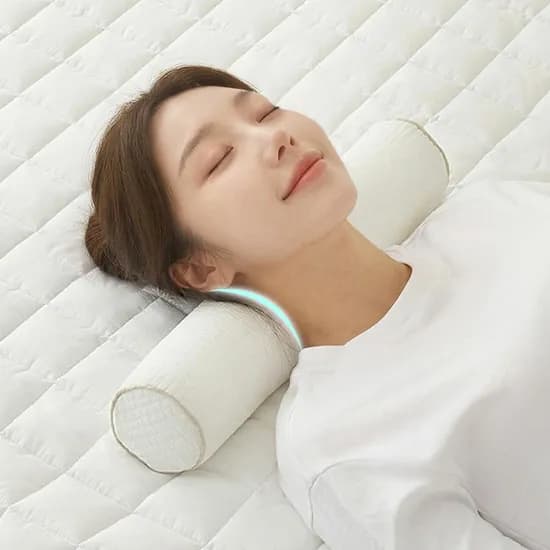 집앤콕 빨아쓰는 원형 경추베개 거북목 일자목 1+1