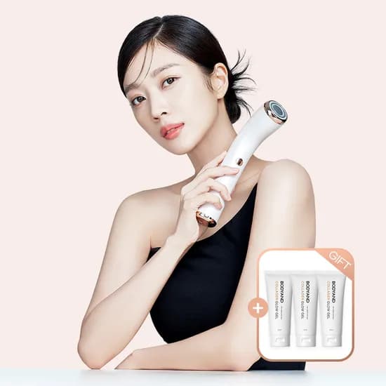 바디앤 조보아 뷰티디바이스 고주파 초음파 물방울 얼굴 마사지기 디바이스