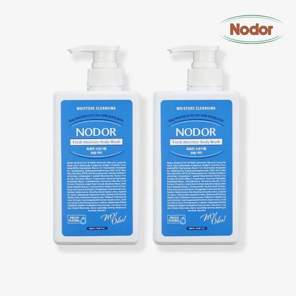 노도르 프레쉬 모이스춰 수분 고보습 바디워시 460ml, 2개