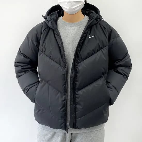 나이키 패딩 윈드푸퍼 스톰핏 루즈 후드 다운 자켓