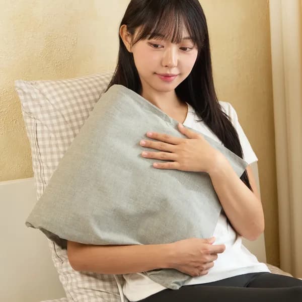한일의료기 프리볼트 온열찜질기 전기 찜질팩 허리 복부 배 무릎 어깨 원적외선 라이트 그레이 53,800원