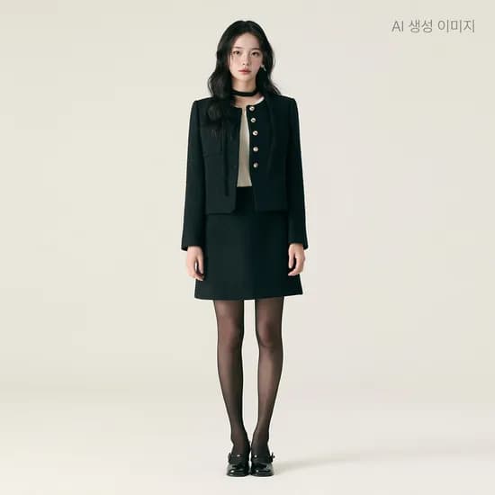 로엠 트위드 미니 스커트 RMWHG11S51