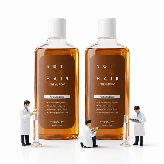 낫포헤어 지루성 두피 탈모 샴푸 400ml 2개
