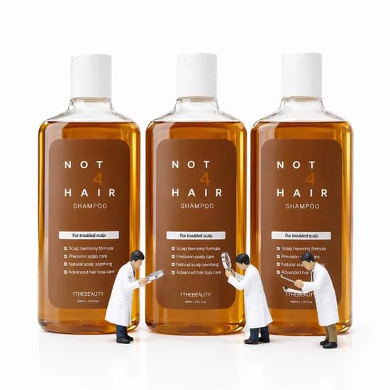낫포헤어 지루성 두피 탈모 샴푸 400ml 3개