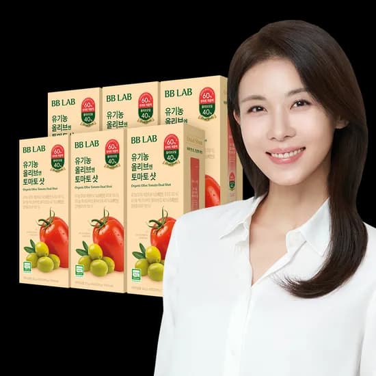 비비랩 유기농 올리브 로마 토마토 듀얼샷 6박스 총60포 엑스트라버진 오일 올토샷 라이코펜
