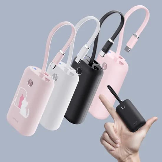 아이워크 기내반입보조배터리 초고속미니 휴대용 양방향충전 10000mAh 화이트