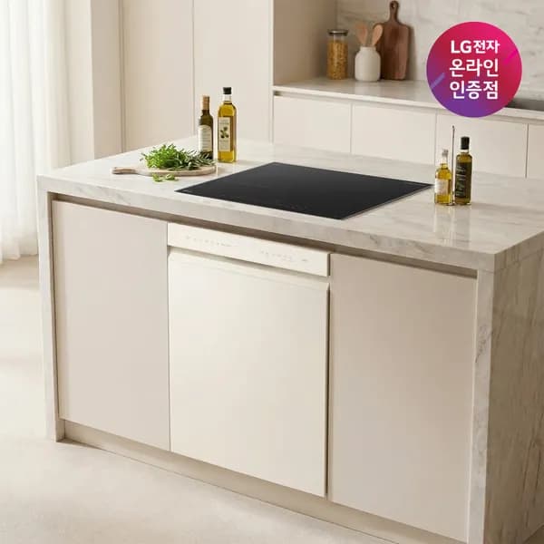 LG 디오스 오브제컬렉션 식기세척기 + LG 디오스 인덕션 빌트인 (DUE5BGL1E + BEI3ASB2OE / 5BG1E-ASB2E)