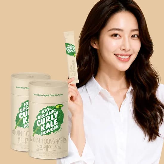 헤이N 100% 유기농 컬리케일 30포, 2개