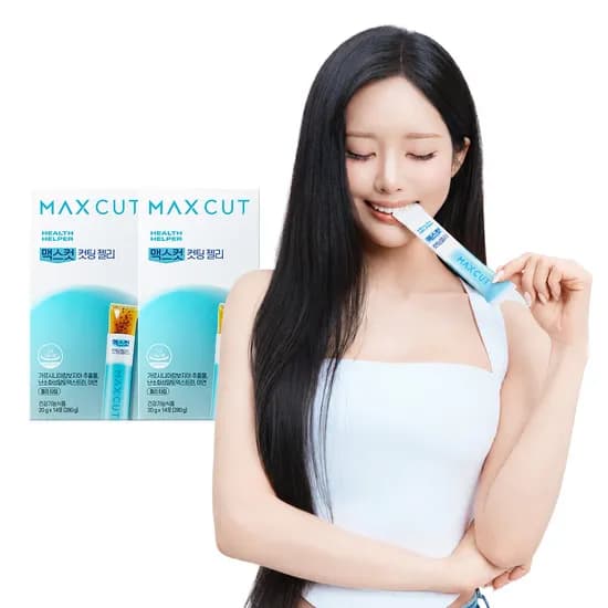 헬스헬퍼 맥스컷 다이어트 컷팅젤리 가르시니아 쾌변젤리 체지방감소 14포 2개