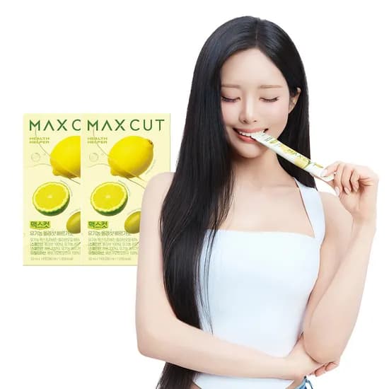 헬스헬퍼 맥스컷 유기농 올레샷 베르가못 엑스트라버진 올리브유 레몬즙 14포, 2개