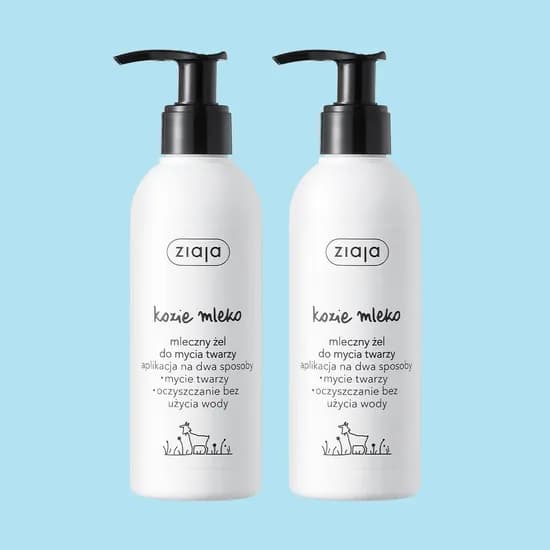 지아자 산양유 클렌징 젤 약산성 젤클렌저 200ml, 2개