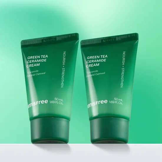 이니스프리 그린티 세라마이드 버터 보습 크림 50ml 2개