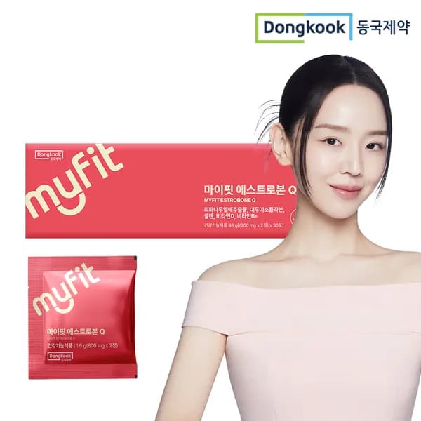 동국제약 마이핏 에스트로본Q 여성 갱년기 회화나무열매 에스트로겐 뼈건강 30포