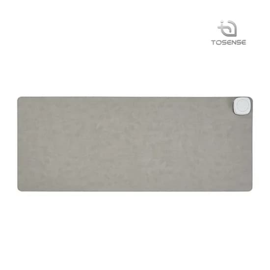 투센스 온열마우스패드 온열데스크매트 장패드 수족냉증 라이트그레이 80x32cm