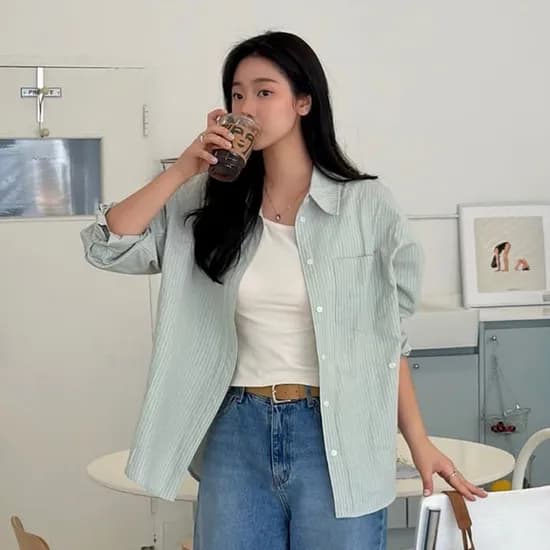 시어서커스트라이프셔츠 J1WS024A