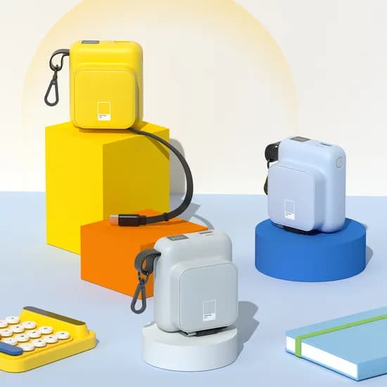 이어맥 팬톤 고속 충전 보조배터리 10000mAh 22.5W 릴 케이블 일체형