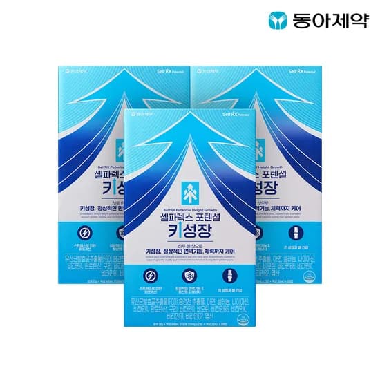 셀파렉스 포텐셜 키성장 FGO 유산균발효굴 추출물 함유 28개입 3개