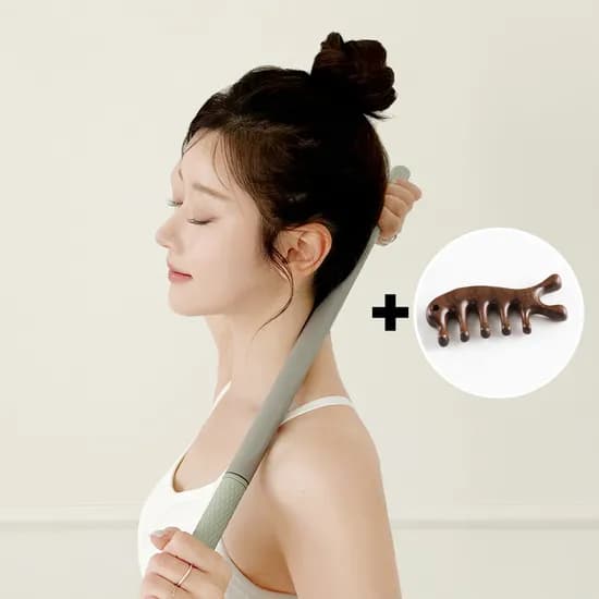 휴앤바디 마사지스틱 프리미엄V3 종아리 허벅지 롤러 지압봉 릴렉스