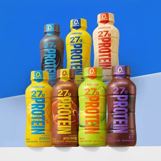 랩노쉬 프로틴 드링크 퍼펙트 350ml 7종 24개 단백질27g 제로슈거 단백질음료