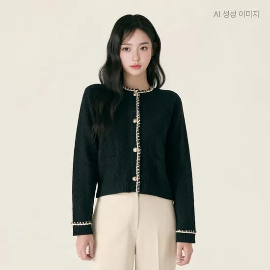 로엠 자켓형 가디건 RMCKG12S11