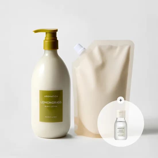 아로마티카 레몬그라스 바디로션 750ML + 리필 500ML