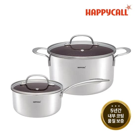 에칭 아머 IH 냄비 2P 세트 (18한/24양)