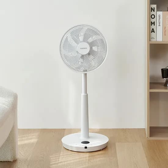 쿠쿠 인스퓨어 서큘레이터형 BLDC 선풍기 CF-MNL1210NW 29.5cm(12인치) 7엽 날개 높이 조절 노블 화이트