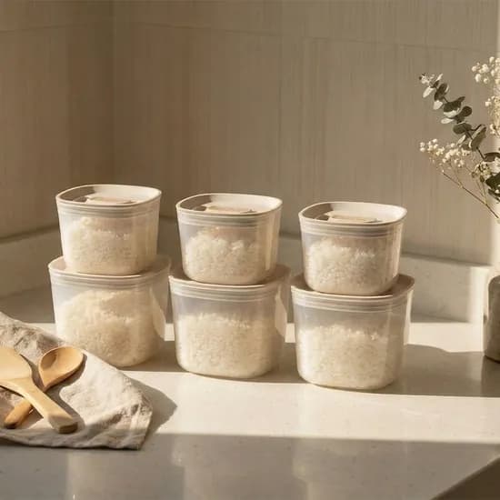 델리원 플래티넘 실리콘 밥팩 250ml 3P 냉동밥 보관용기 전자레인지 용기