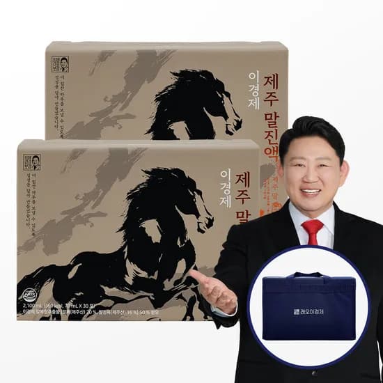 래오이경제 제주 말진액 말뼈 엑기스 진액 즙 70ml, 30포, 2개