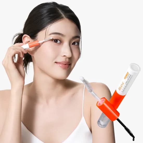 릴리이브 그로우턴 엑소좀 듀얼 래쉬세럼 속눈썹 영양제 블랙 투명 마스카라 8ml, 1개