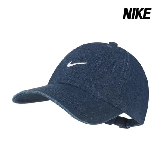 나이키 모자 클럽 언스트럭처 데님 캡 컬리지 네이비 화이트 HF0383-419