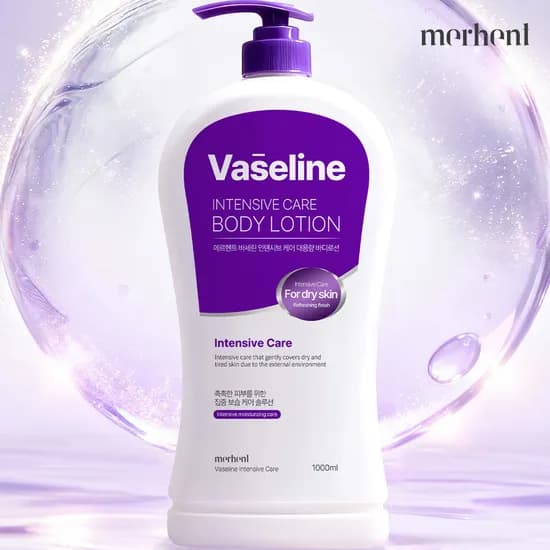 2+1 메르헨트 인텐시브 대용량 바세린 바디로션 1000ml 향좋은 보습 크림 남자 여자
