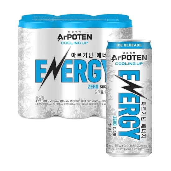 아르포텐 쿨링업 355ml 6개