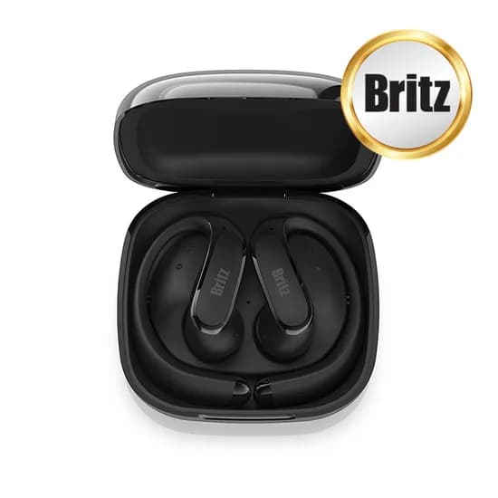 Britz 브리츠 오픈형 블루투스 귀걸이형 러닝 무선이어폰  BZ-XT5 블랙