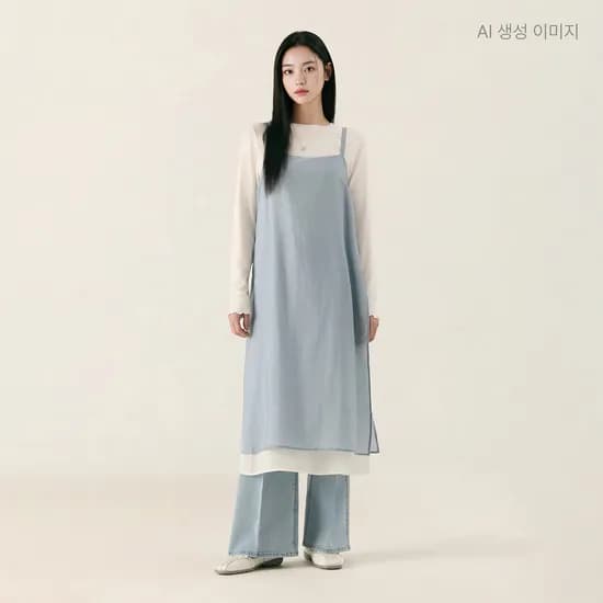 로엠 레이어드 롱 원피스 RMOWG23R13