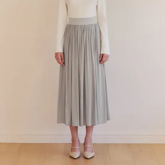 크링클 밴딩 스커트 CRINKLE BANDING SKIRT