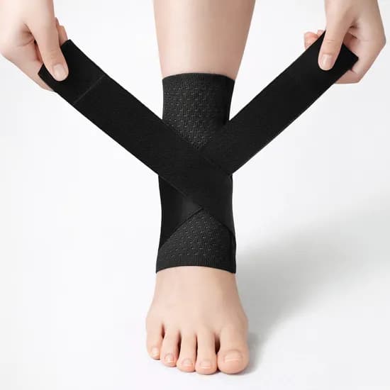 미올로 발목보호대 얇은 스트랩 밴드 지지대 반깁스 아킬레스건염 테이핑 압박 아대 러닝