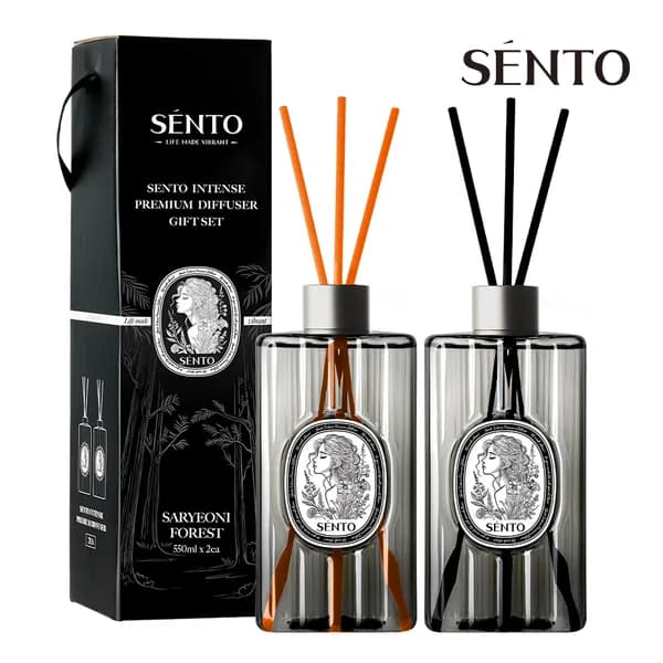센토 인텐스 프리미엄 대용량 디퓨저 선물세트 사려니숲길 550ml 2개