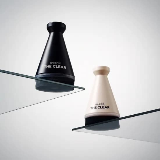 벤딕트 유막제거제 방법 자동차 유리 산화세륨 유막제거+발수코팅 130ML 세트 더클리어