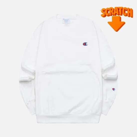 챔피온 리버스 위브 맨투맨 GF70-WHT-SC0000003906