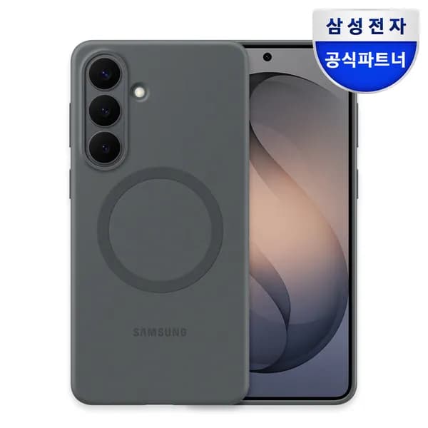 삼성 맥세이프 실리콘 마그넷 케이스 블랙, 갤럭시S26 플러스