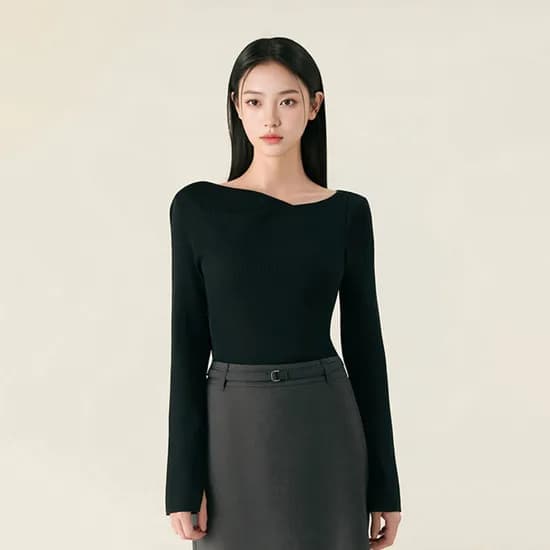 로엠 드레이프 긴팔 풀오버 RMKAG23R12