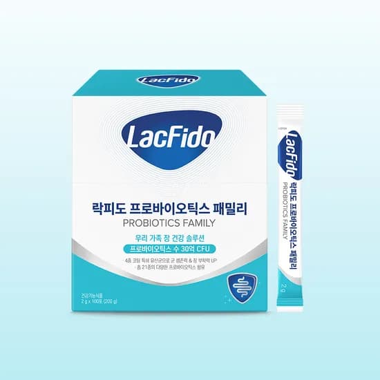 락피도 프로바이오틱스 온가족 유산균 패밀리 30억CFU 2g 100포, 1개