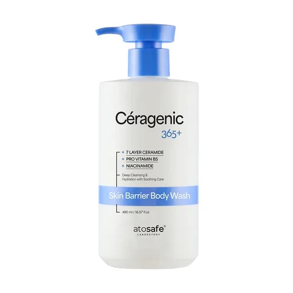 세라제닉 365+ 세라마이드 약산성 수분장벽 바디워시 490ml